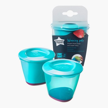 Tommee Tippee Explora Pop Up Weaning Pots - Set of 2