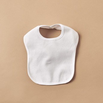 Juniors Ribbed Bib with Snap Button Closure