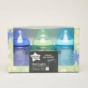 Tommee Tippee 260 ml Feeding Bottle - Set of 3