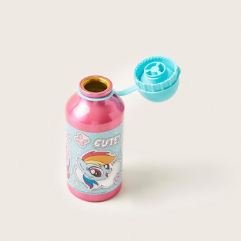 My Little Pony Printed Bottle with Cap - 400 ml