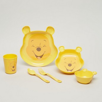 Disney Winnie-the-Pooh Face Print Spoon and Fork