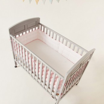 Juniors Star Print Cot Bumper - 390x30 cms