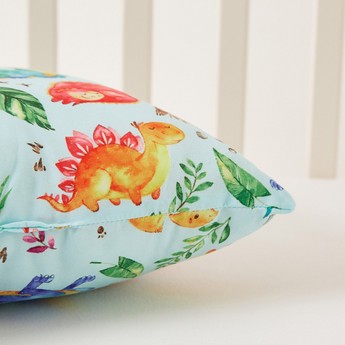 Juniors Dinosaur Printed Cushion