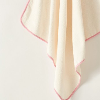 Giggles Hooded Towel and Washcloth Set - 76x76 cms