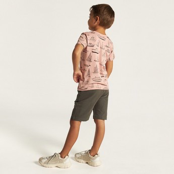 Juniors Short Sleeves T-shirt with Shorts - Set of 2