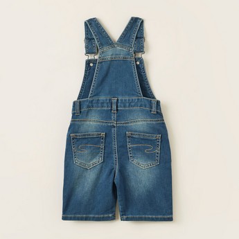 Lee Cooper Denim Dungarees with Pocket Detail