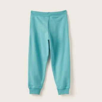 Juniors Solid Jog Pants with Pockets and Drawstring Closure