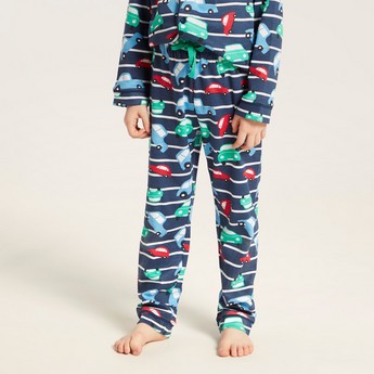 Juniors Printed Shirt and Pyjama Set