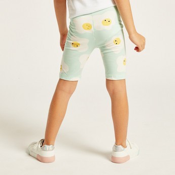 Juniors Printed Shorts with Elasticated Waistband