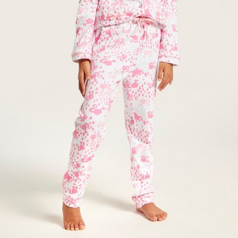 Barbie Printed Shirt and Pyjama Set