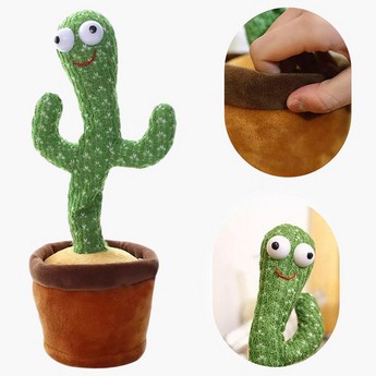 HYP Dancing Singing Talking Cactus Plush Toy