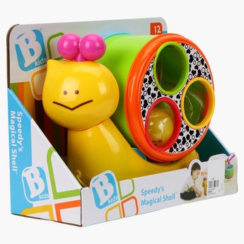 Speedys Magical Shell Snail Rattle Toy