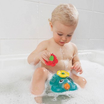 Playgro Light Up Squirty Bath Fountain Toy