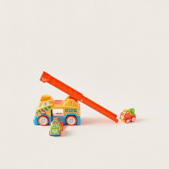 Little Learner Crane Truck Vehicle Toy