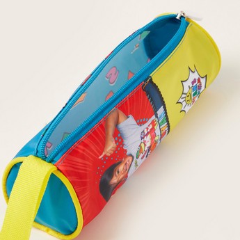 Ryan's World Round Pencil Case with Zip Closure