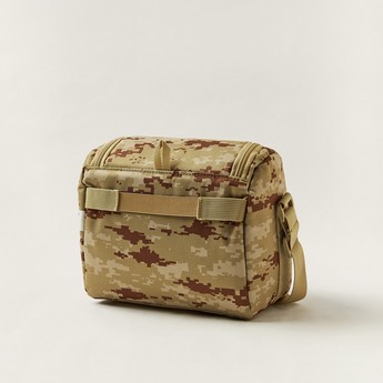 Juniors Camouflage Print Lunch Bag with Adjustable Strap