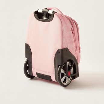 SHOUT Printed Trolley Bag with Retractable Handle - 18 inches