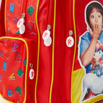 Ryan's World Printed Backpack - 18 inches