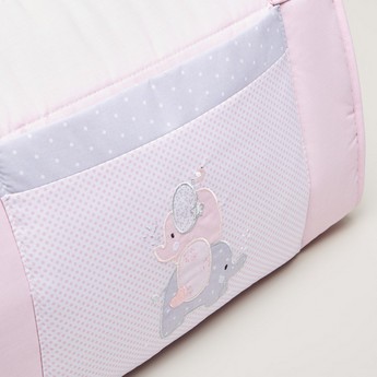 Cambrass Printed Diaper Bag with Embroidery