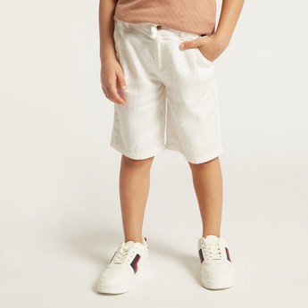 Eligo Textured T-shirt and Shorts Set