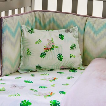 Fancy Fluff Koala Print 4-Piece Organic Bedding Set