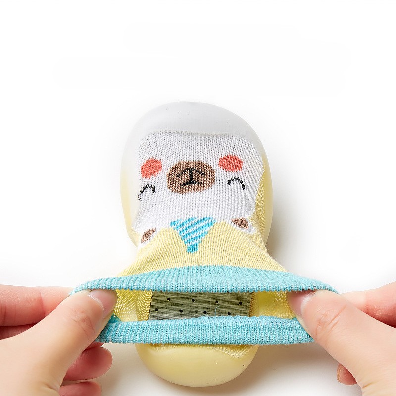 Baby sock shoes anti-skid spring autumn cartoon animal breathable shoes baby girl baby boy soft TPE sole baby boy casual shoes