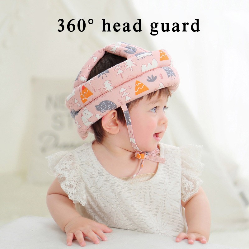 1pc Anti-collision baby boy cover adjustable breathable baby anti-fall head protection cushion cover child care helmet