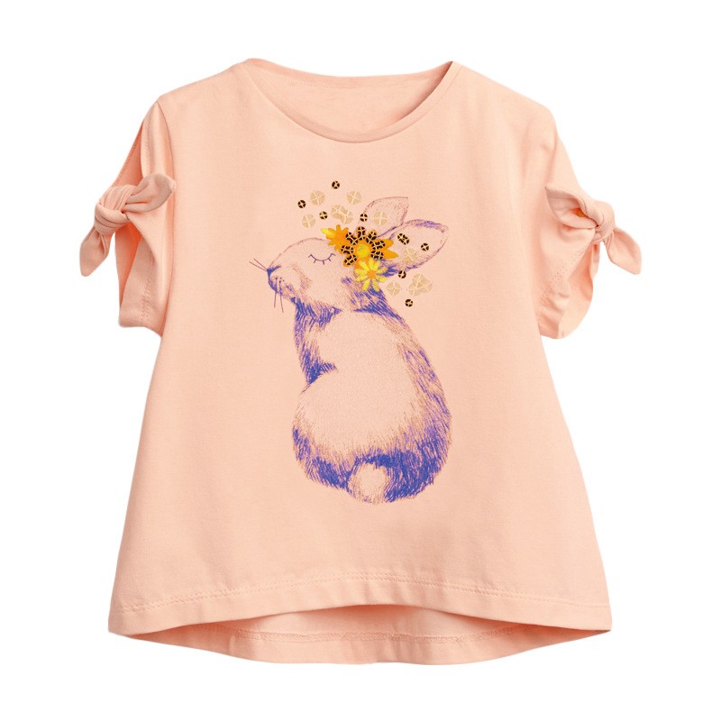 Little maven 2022 summer baby girls T-shirt cotton soft and comfortable lovely tops baby boy children casual clothes