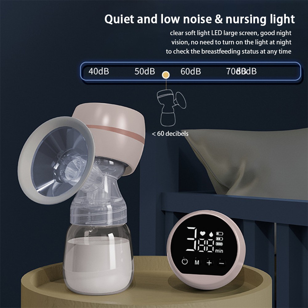 Portable Electronic Breast Pump USB Rechargeable Silent Portable Milk Extractor Automatic Milker Convenience Breastfeeding BPA Free