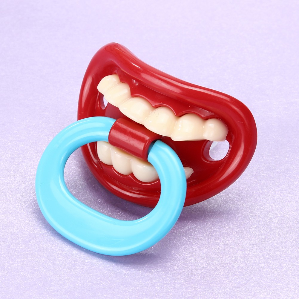 1/2pcs Baby Silicone Pacifier Funny Mustache Lip Shape Pacifier Doll Nipple Teething Toddler Pacy Orthodontic Soother Pacifier