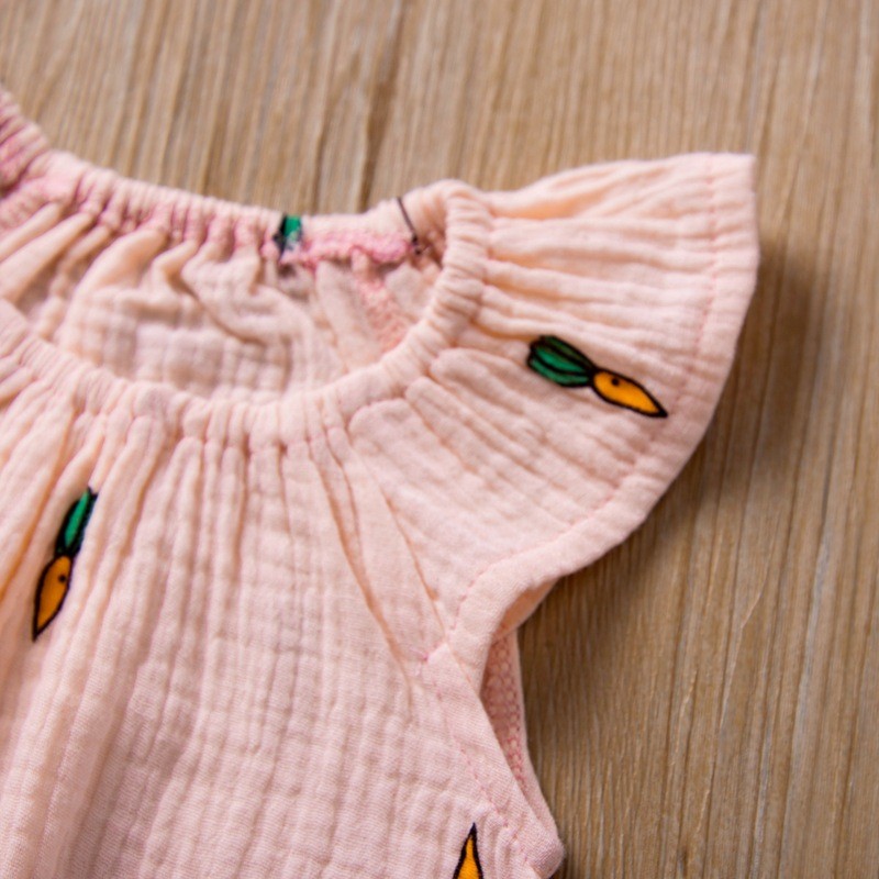Summer Newborn Infant Baby Girls Romper Gauze Cotton Linen Baby Romper Playsuit Jumpsuit Fashion Baby Clothes