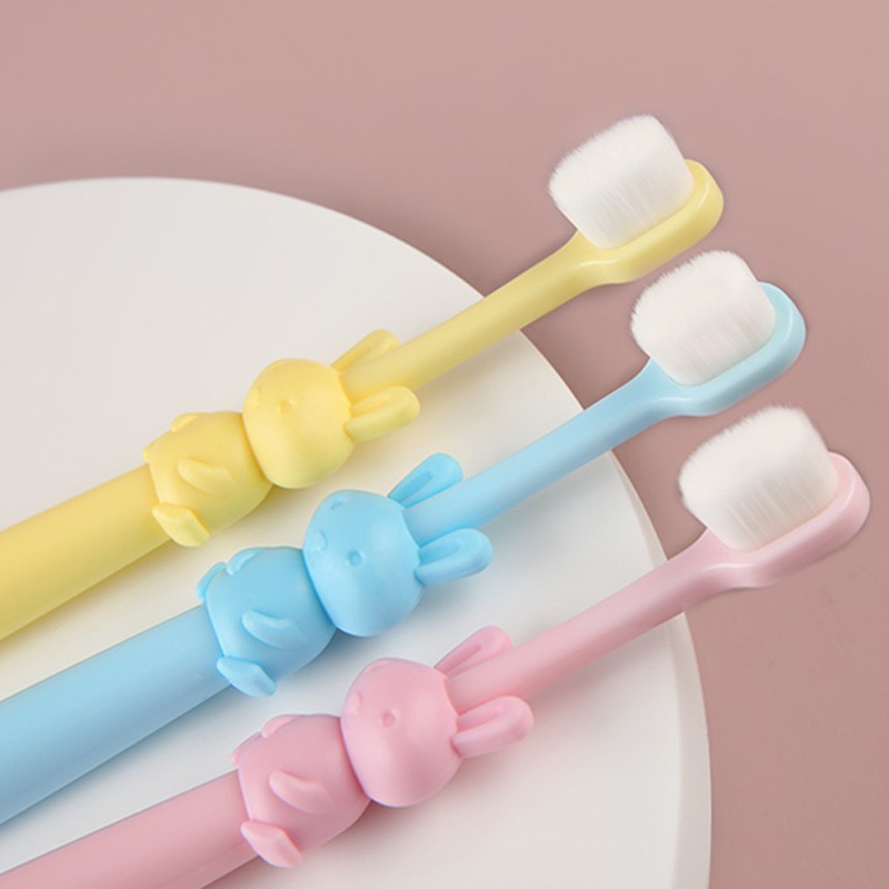 New Baby Soft Toothbrush Children's Toothbrush Cartoon Handle Toothbrush Oral Care Healthy Children Baby Products