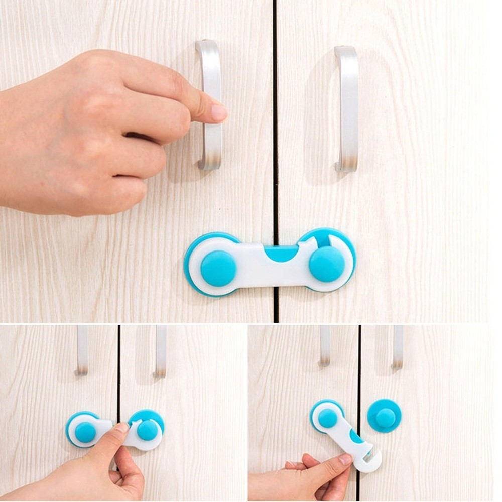 Children's Security Protector Of Cabinet Lock Cupboard Doors Drawer Infant Care Multifunctional Child Protection Safety Lock