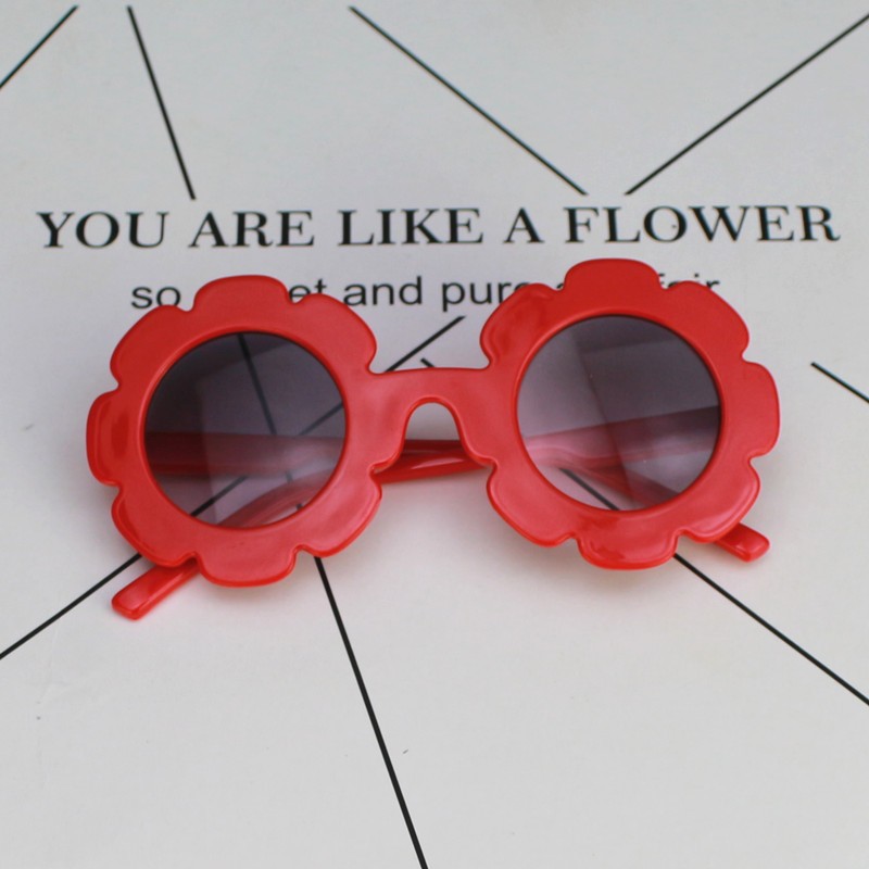 Bear Leader Children Sunglasses Accessory For Boys And Girls Flower Shape Frame Colorful Glass Cute Sunglass For Kids