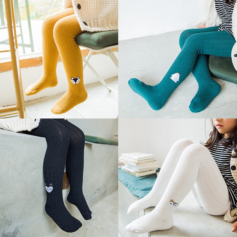 Kids Girl Cartoon Elastic Leggings Hose Fashion Girls Tights Casual Warm Children Stockings Girl Clothes Pantyhose 2-10Y Clothes