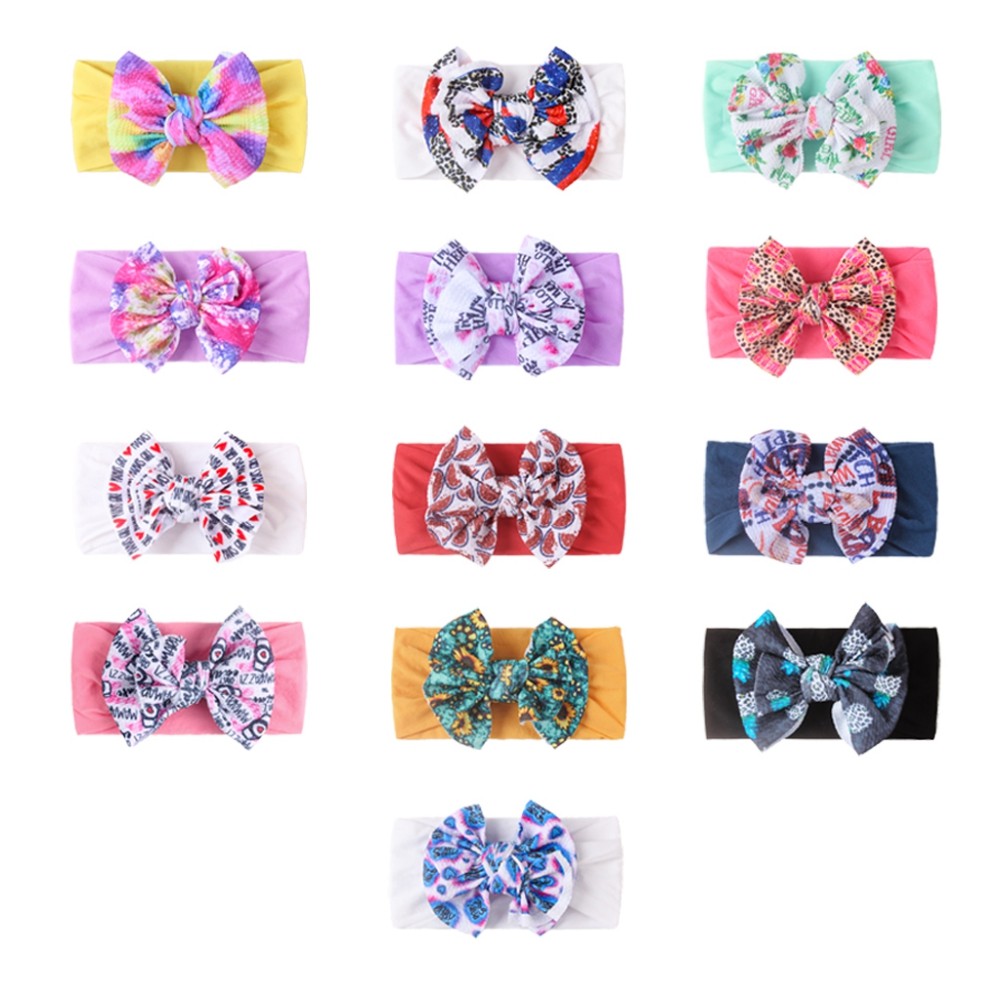 Weixinbuy Fashion Solid Children Girl Hair Band Kids Headwear Cute Kids Girls Headbands Hair Accessories 0-4T 18 Colors