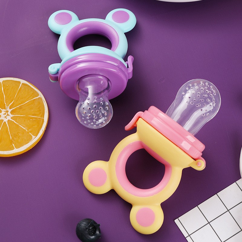 Baby Feeding Pacifiers Feeder Cartoon Kids Fruit Food Feeder Nipples Safe Feeding Nipple Supplies Nipple