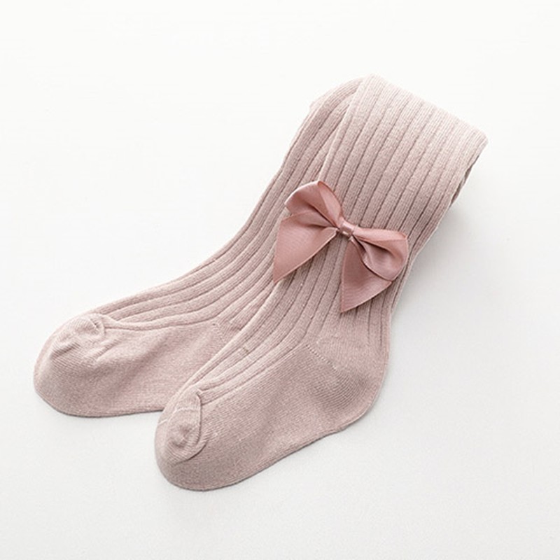 Baby Girls Pantyhose Cute Winter Clothes For Girls Bow Tie Breathable Cotton Socks Knitted Baby Socks 1-8T