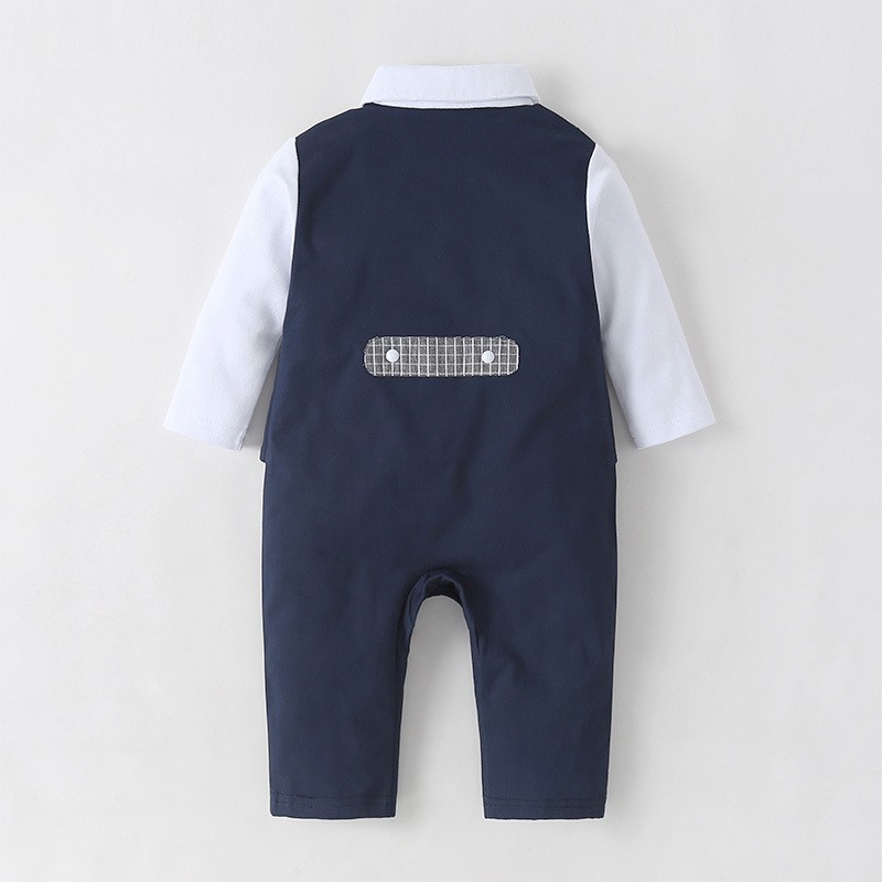 New spring and autumn boys clothes baby rompers one-piece suit children's clothing home wear