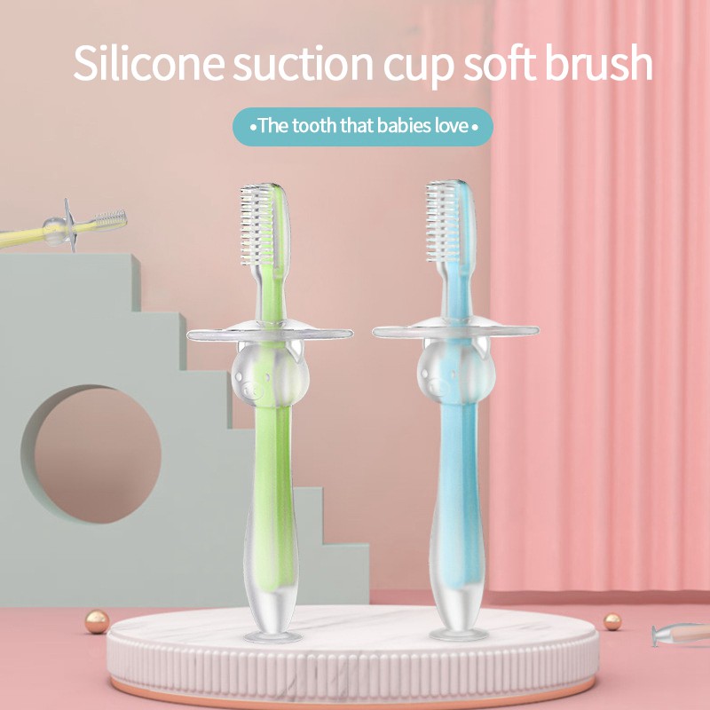 1PC Kids Soft Silicone Training Toothbrush Baby Teeth Oral Care Toothbrush Infant Infant Deciduous Brush Tool Baby Products