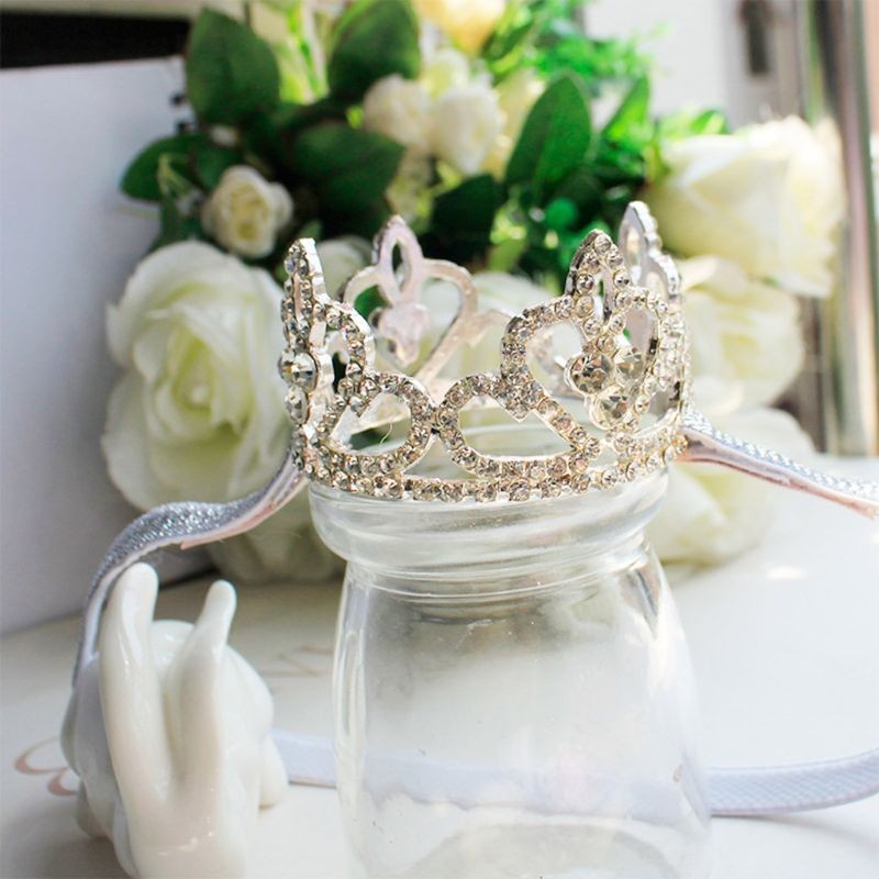 Baby Girls Princess Tiara Rhinestone Tiara Newborn Photography Accessories