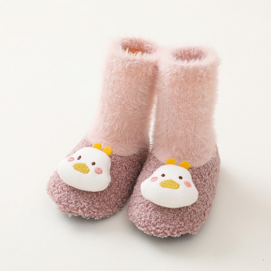 2021 Christmas Baby Shoes Winter Warm Newborn Toddler Shoes Thick Baby Girl Boy Shoe Indoor Floor Boots 0-24 Months