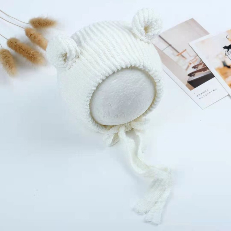 Newborn Photography Posing Props Cute Crochet Knitted Hat Baby Infant Beanies Cap Photo Shooting Accessories