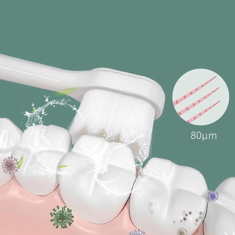 فرشاة أسنان ناعمة للأولاد والبنات من سن 1 إلى 12 سنة ، فرشاة أسنان كرتونية للأطفال ، تنظيف أسنان لطيف ، تنظيف الأسنان