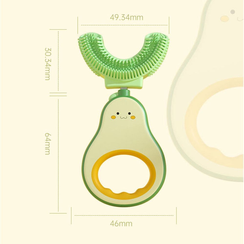 U Shape Baby Toothbrush Silicone Baby Toothbrush Oral Care Cleaning Tool Baby Teether Brushes For Baby Care