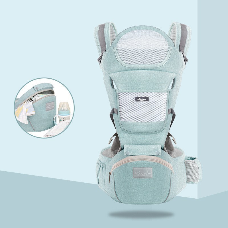 Comfortable Newborn Baby Carrier For Infant Toddler Hipseat Backpack Sling Front Facing Travel Kangaroo Baby Carrier for 0-36 Months Baby