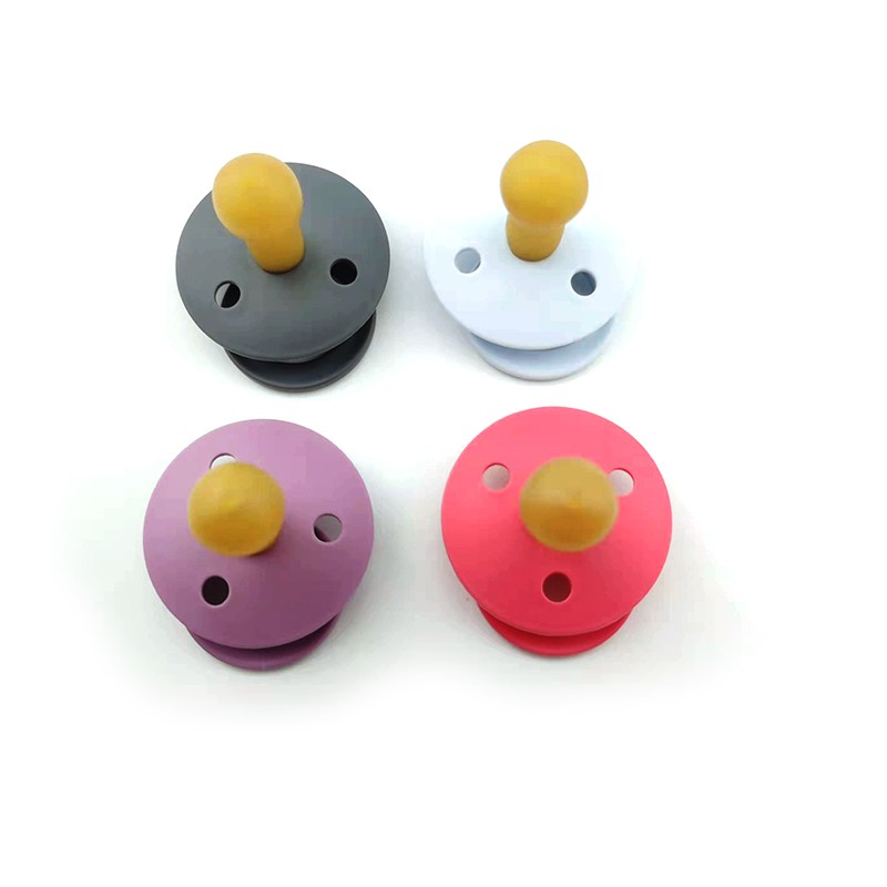 Baby Nipple Hot Sale Latex Pacifier Silicone Nipple Feeder Rubber Soother Teething Natural Latex Pacifier