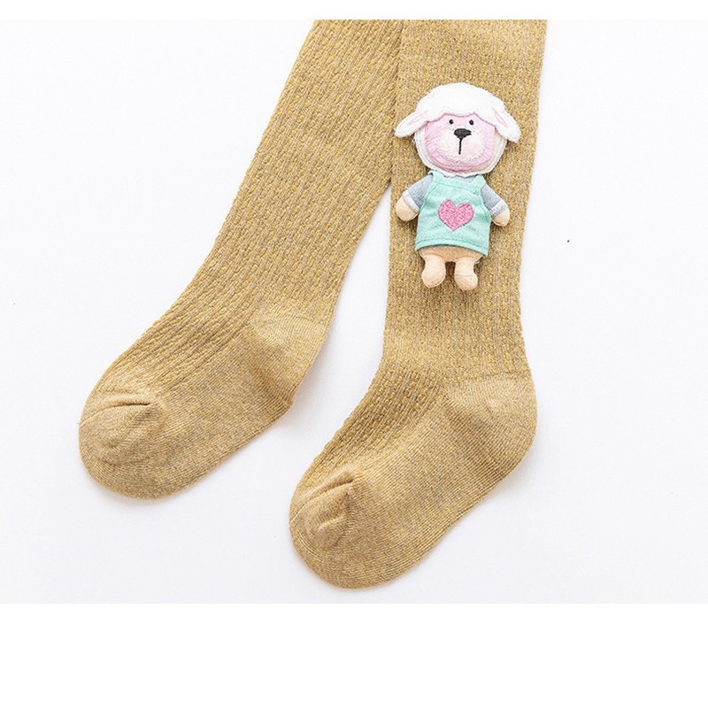 Kids Tights Baby Girls Cotton Stockings Cute Animal Pattern Tights Pants Children Kawaii Tights Girl Pink Pantyhose Clothes 0-9Y