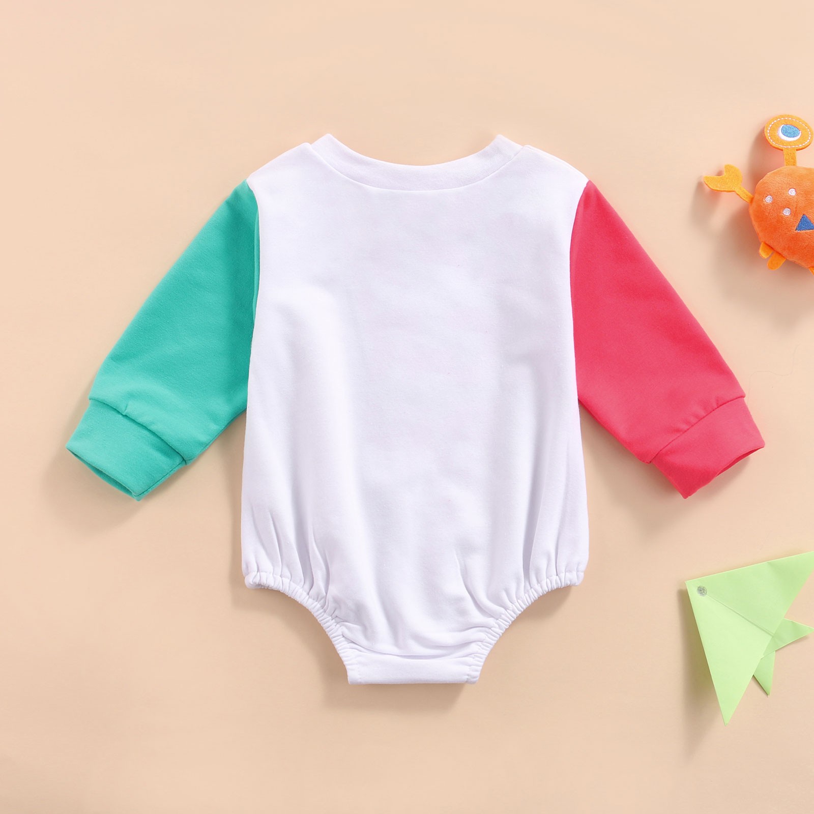 Ma & Baby 0-24M Newborn Infant Baby Girls Romper GRL PWR Letter Print Long Sleeve Jumpsuit Cute Autumn Spring Clothes