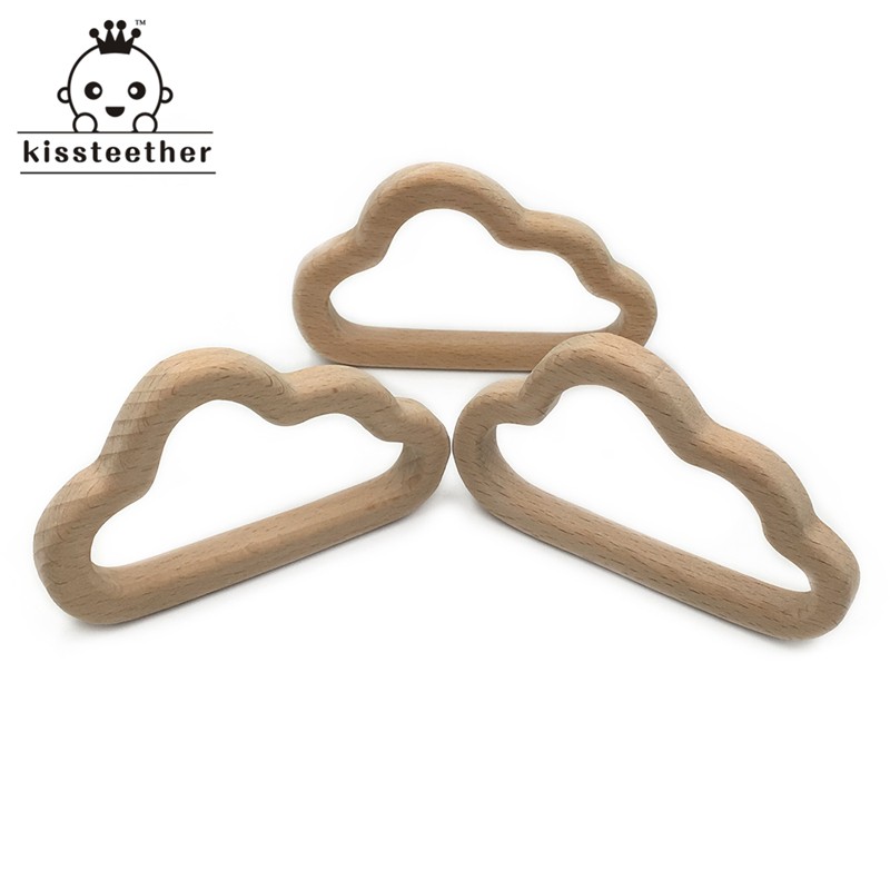 Natural Wood Teether Organic Teether For Kids Natural Teeth Grassing Toy Toy Newborn Gift